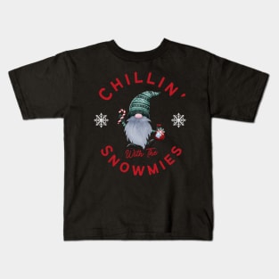 Chilling with the snowmies Kids T-Shirt